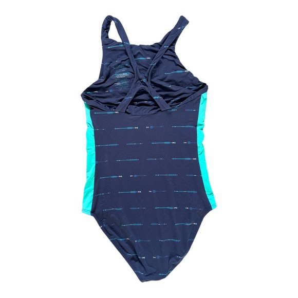 Carve Design Swimsuit - Navy & Teal w Arrows - Picture 2 of 4